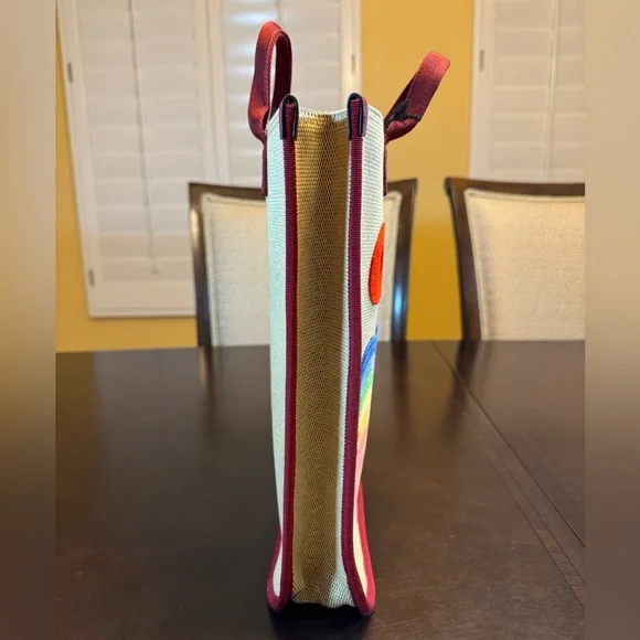 New Authentic Gucci Logo Multicolor Tote Bag - Picture 5 of 11